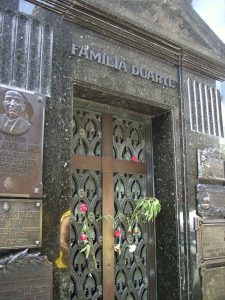 Tomb of María Eva Duarte de Perón — Evita —Argentina’s first lady from 1946 until her death in 1952.