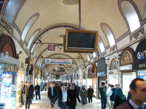 The Grand Bazaar, one of the largest and oldest markets in the world with over 4,000 shops.