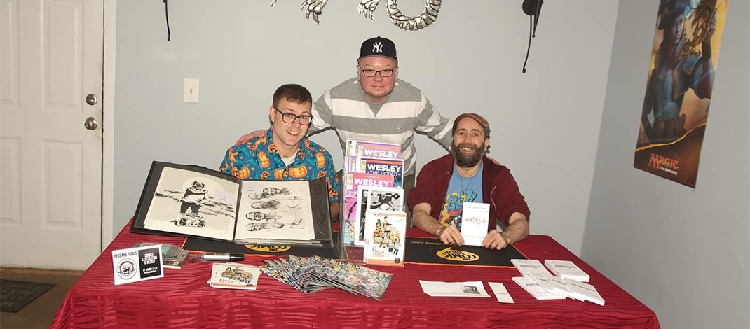 Read more about the article Local Comic Book Author Draws On Passion, Community