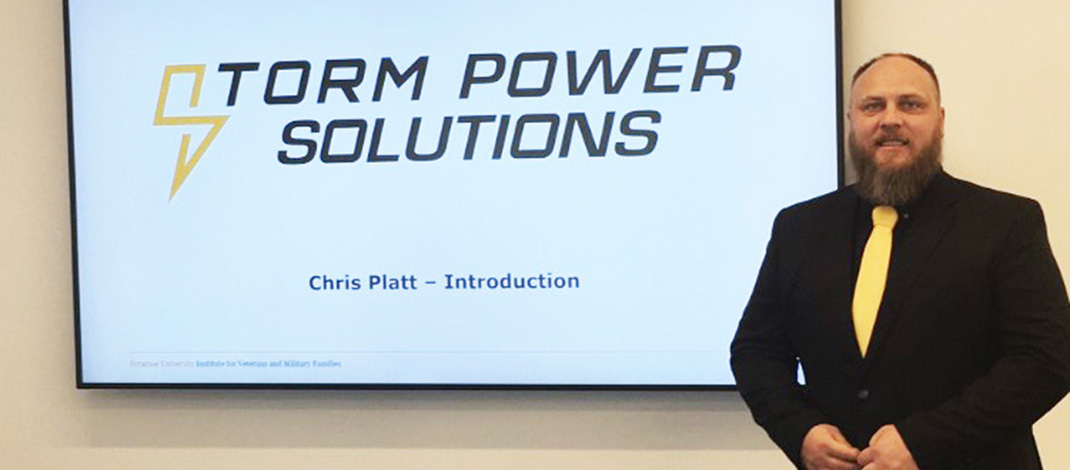 You are currently viewing VETERAN OWNED BUSINESSES: Chris Platt, Owner of Storm Power Solutions LLC, Pulaski